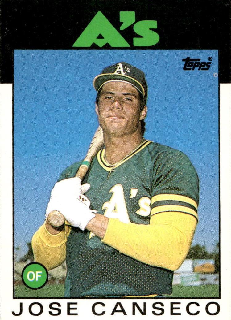 Jose Canseco 1986 Topps Traded Baseball