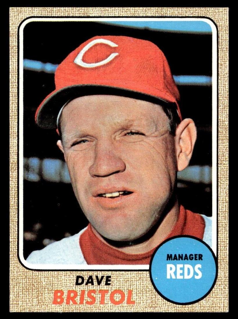 1968 Topps Dave Bristol #148 card
