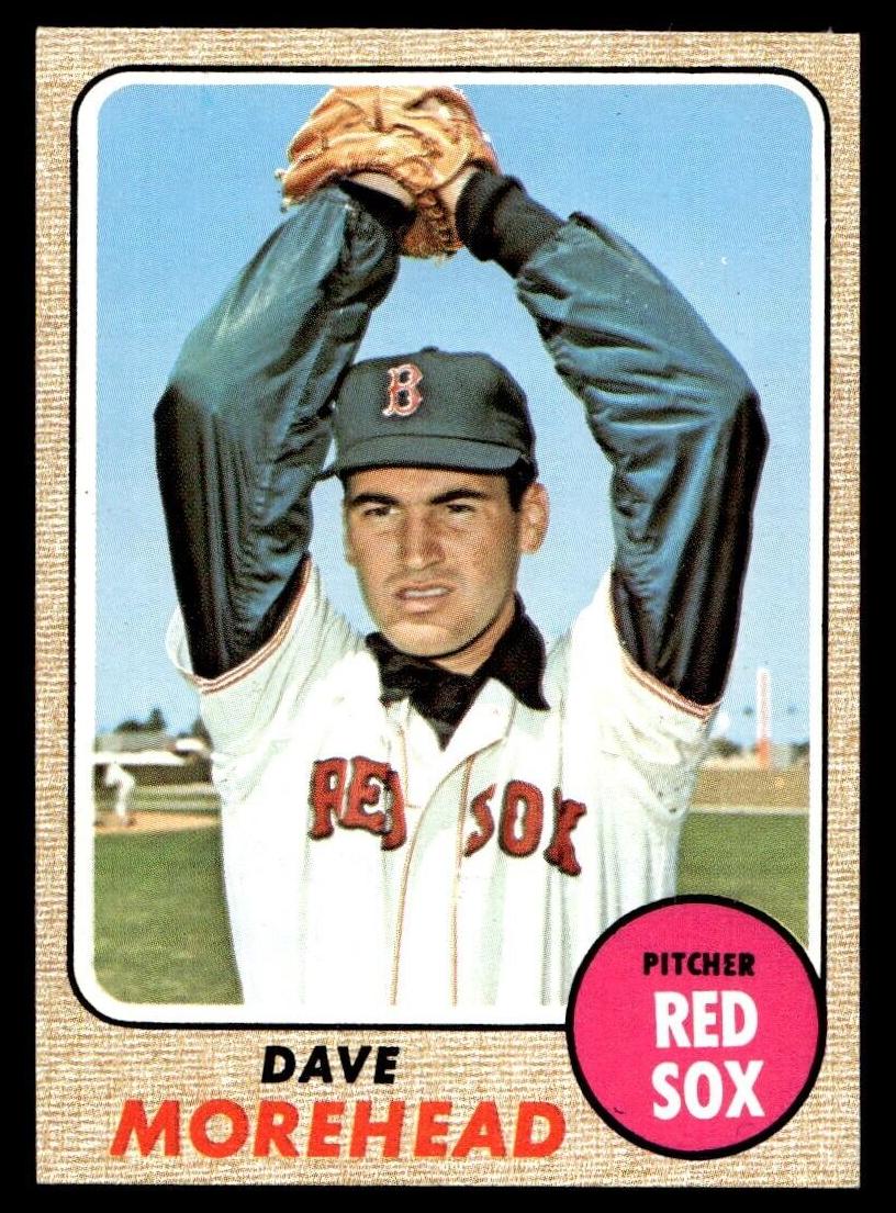 1968 Topps Dave Morehead #212 card