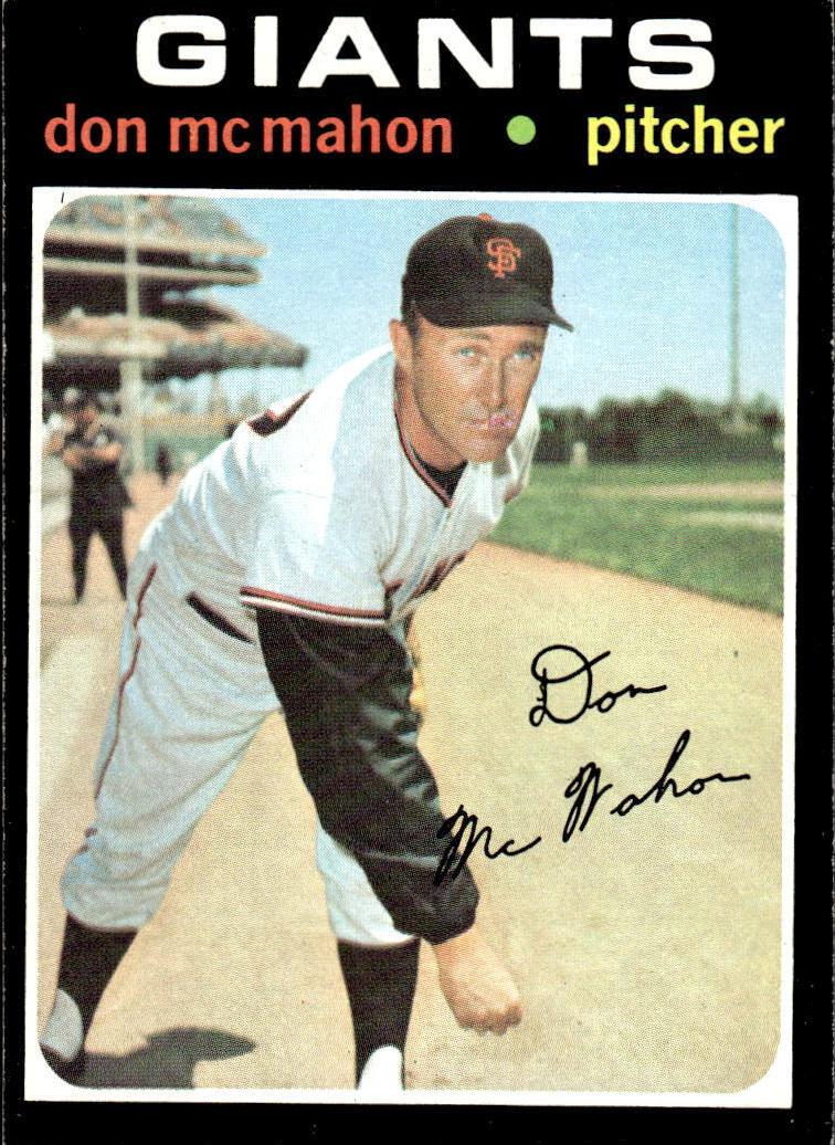 1971 Topps Don McMahon #354 card
