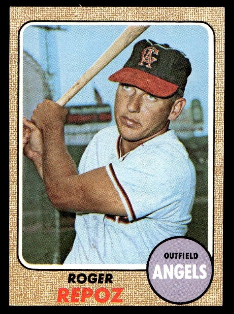 1968 Topps Roger Repoz #587 card