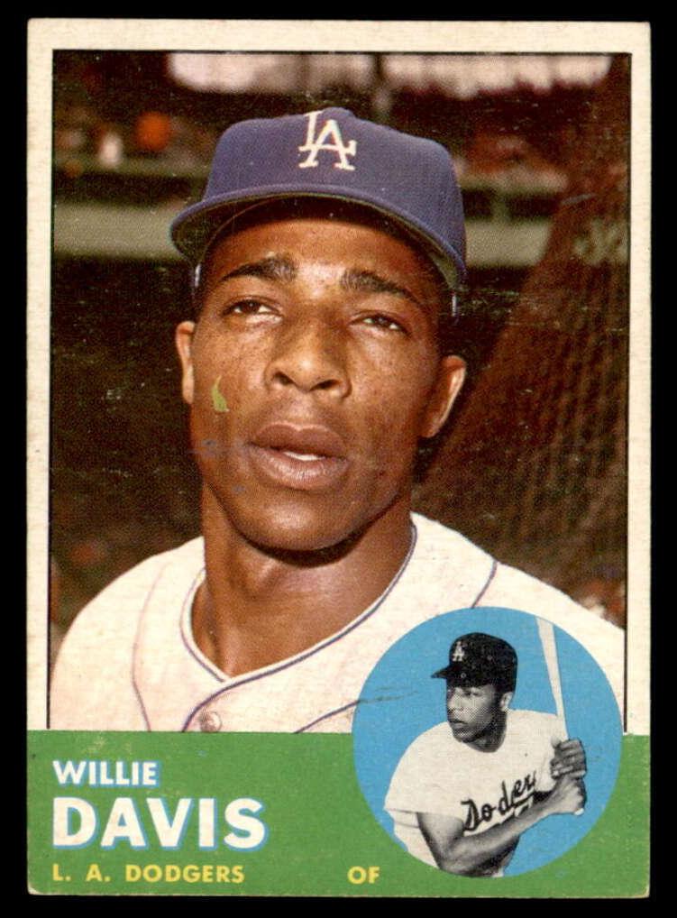 1963 Topps Willie Davis #229 card