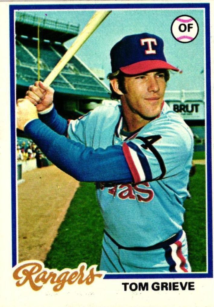 1978 Topps Tom Grieve #337 card