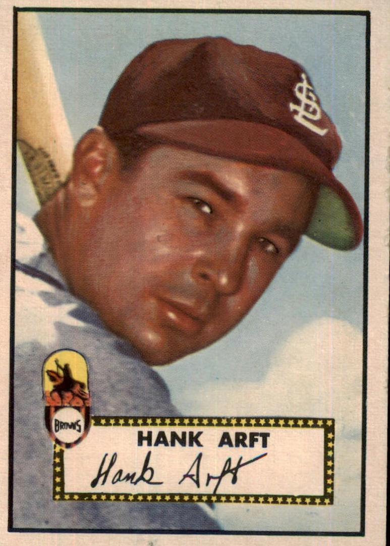 1952 Topps Hank Arft #284 card