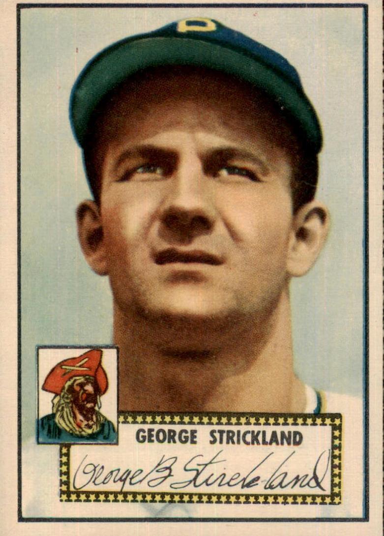 1952 Topps George Strickland #197 card