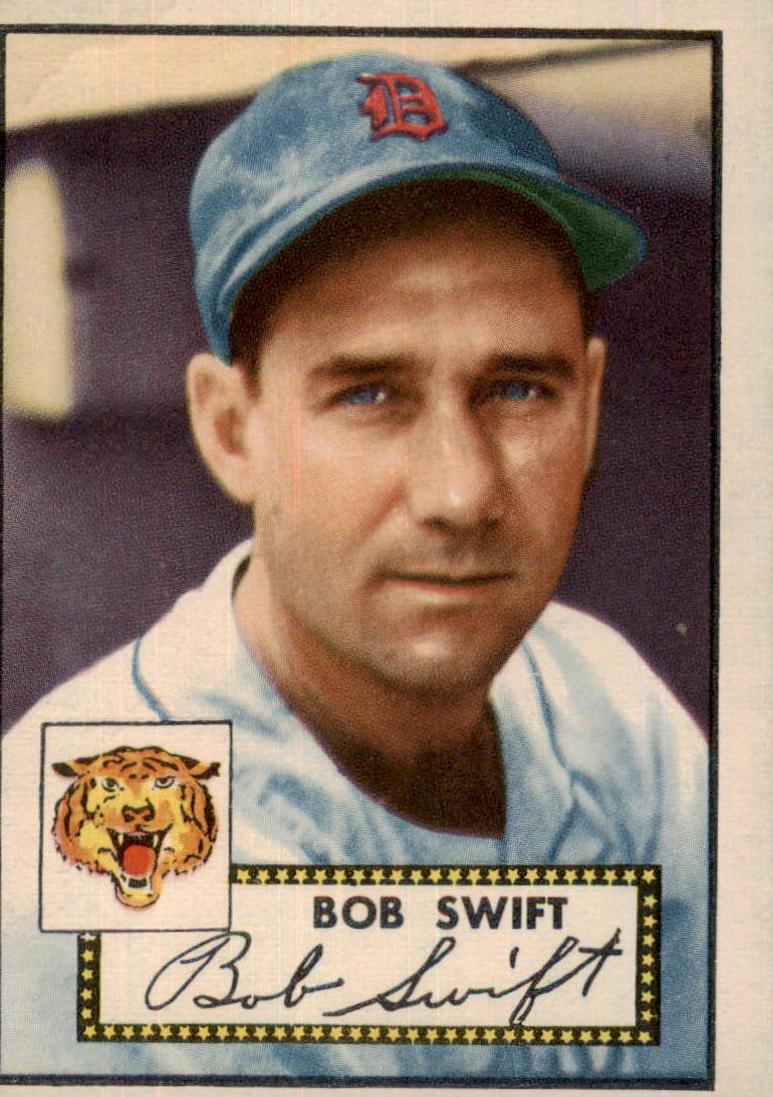 1952 Topps Bob Swift #181 card
