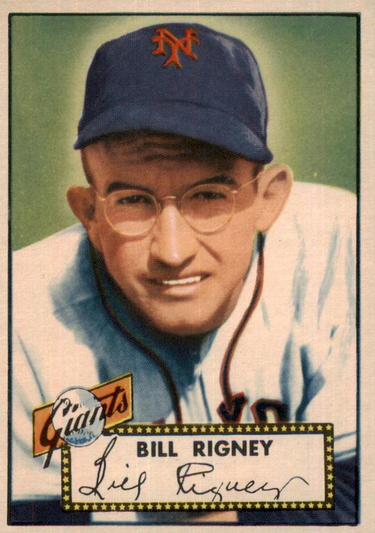 1952 Bill Rigney #125