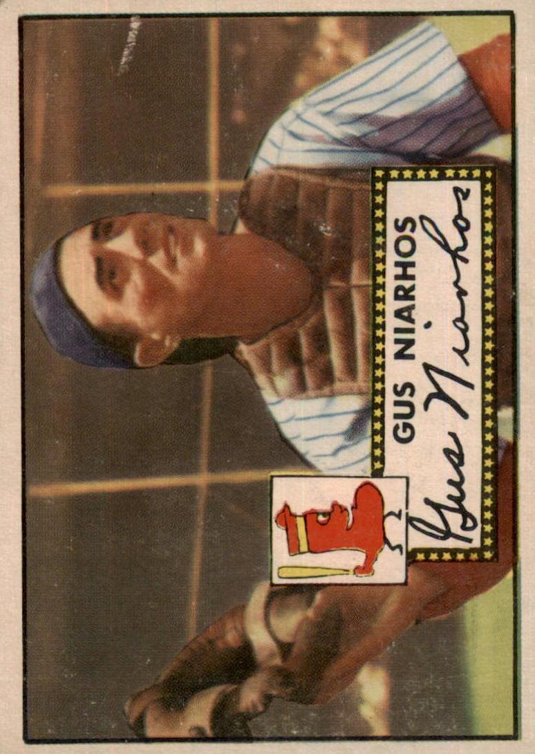 1952 Topps Gus Niarhos #121 card