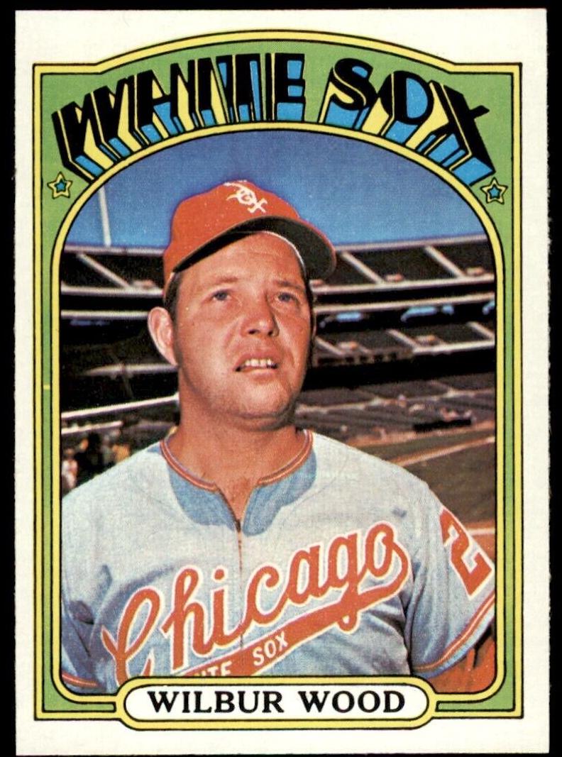 1972 Topps Wilbur Wood #553 card
