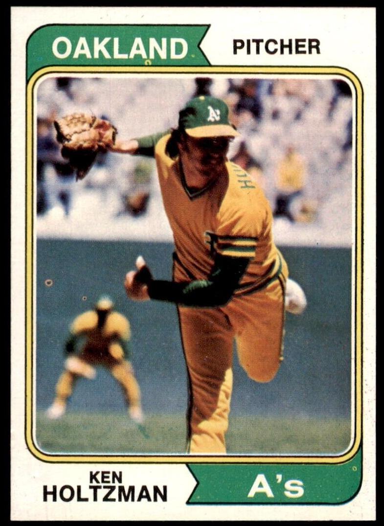 1974 Topps Ken Holtzman #180 card