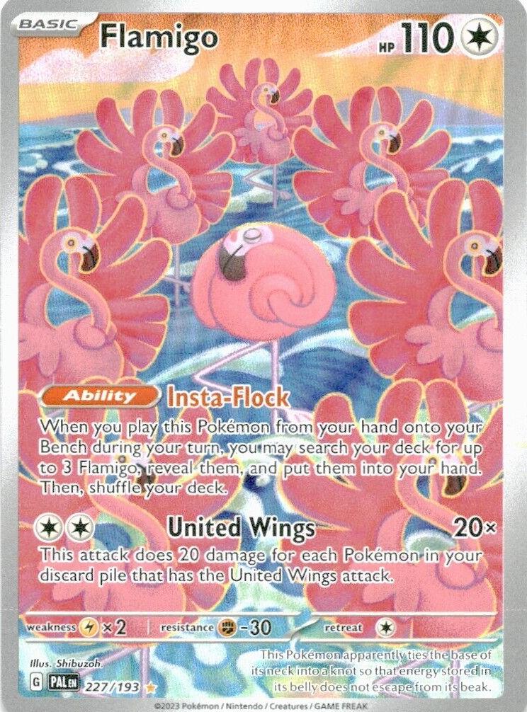 Flamigo 2023 Pokemon Scarlet & Violet Paldea Evolved
