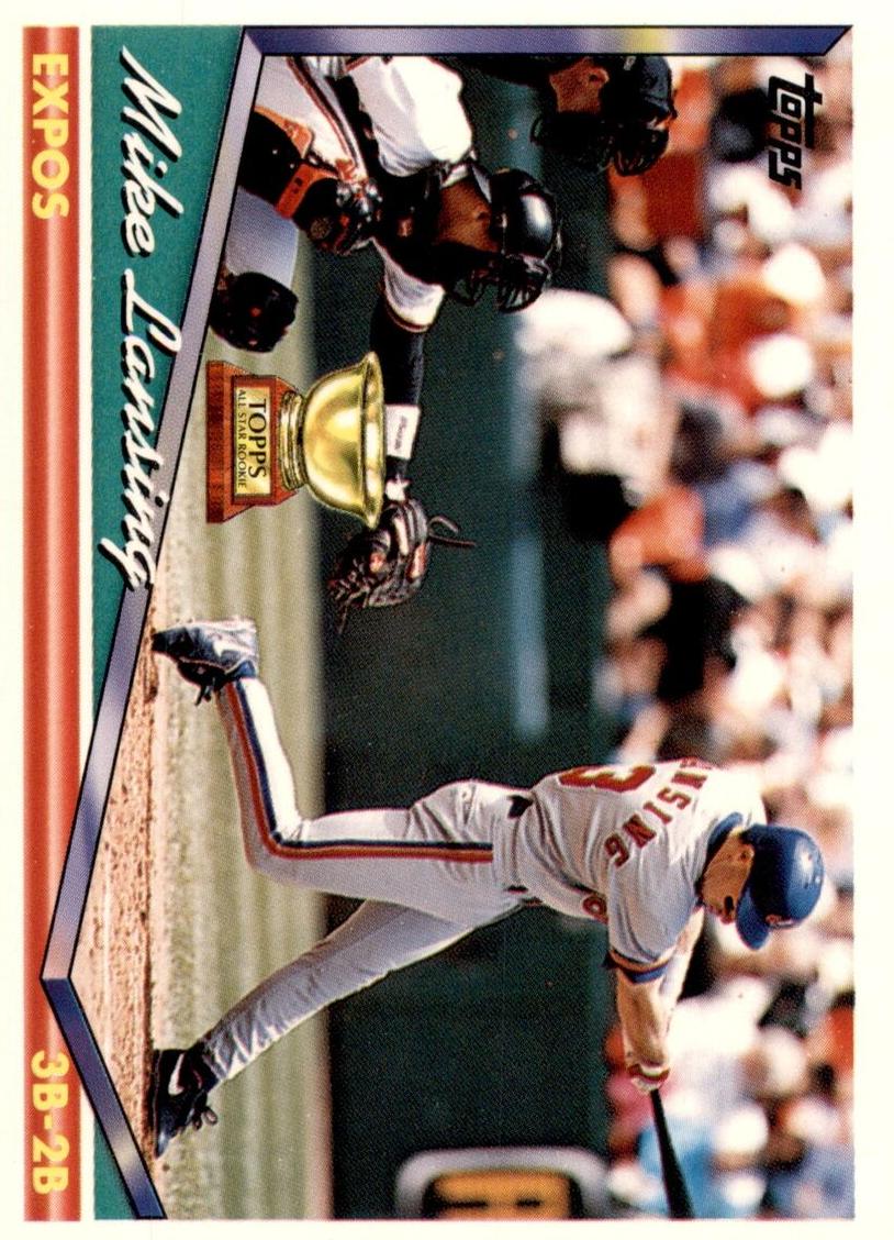 1994 Topps Mike Lansing #287 card