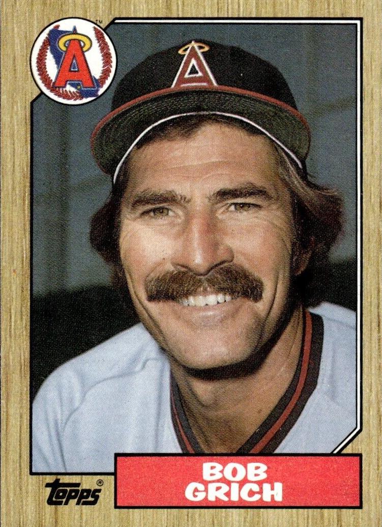 1987 Topps Bob Grich #677 card