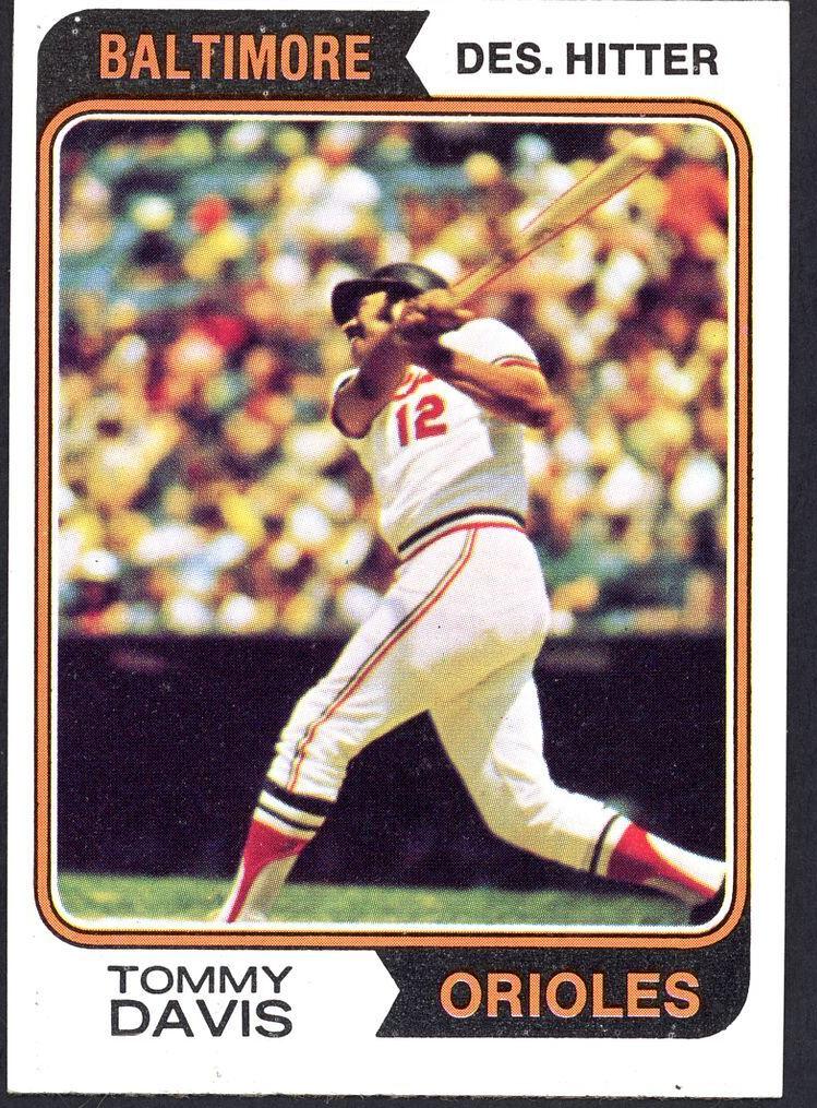 1974 Topps Tommy Davis #396 card