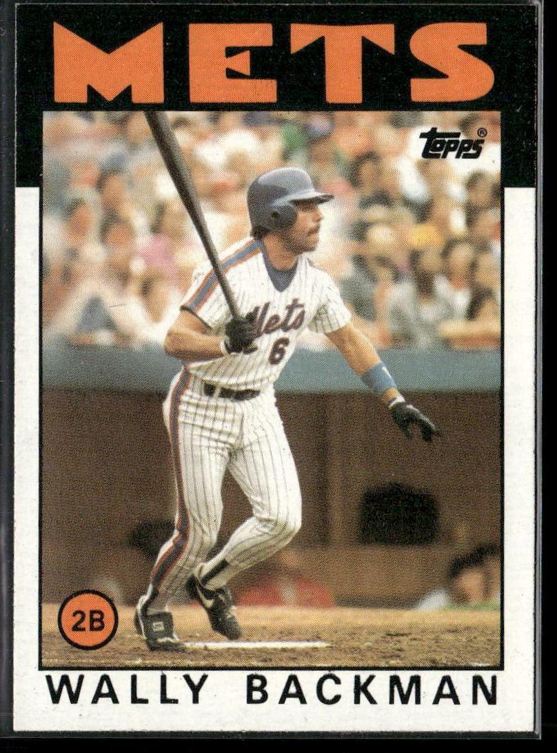 Wally Backman 1986 Topps Baseball
