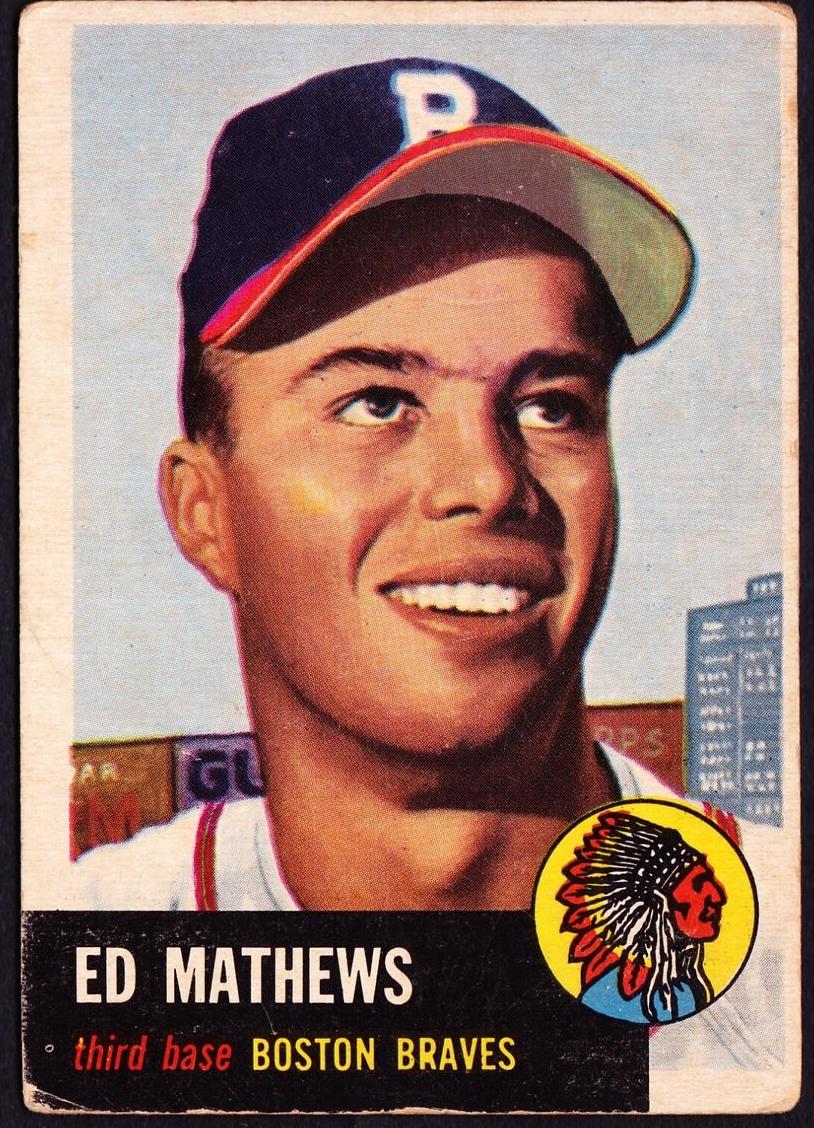 1953 Eddie Mathews #37