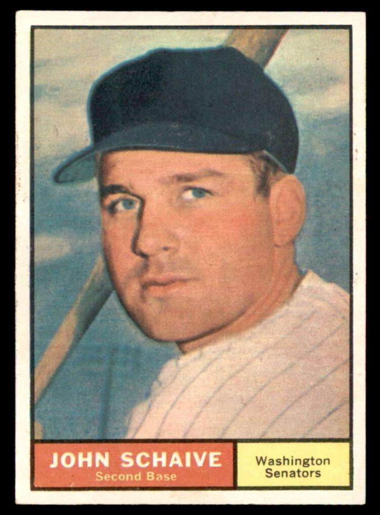 1961 Topps John Schaive #259 card