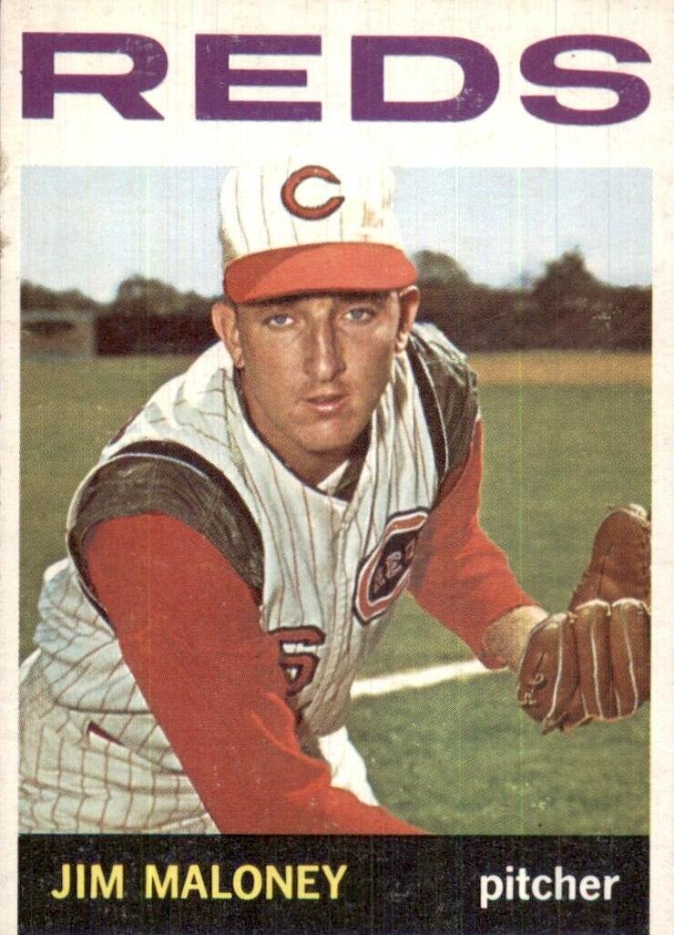 1964 Topps #420 Jim Maloney front