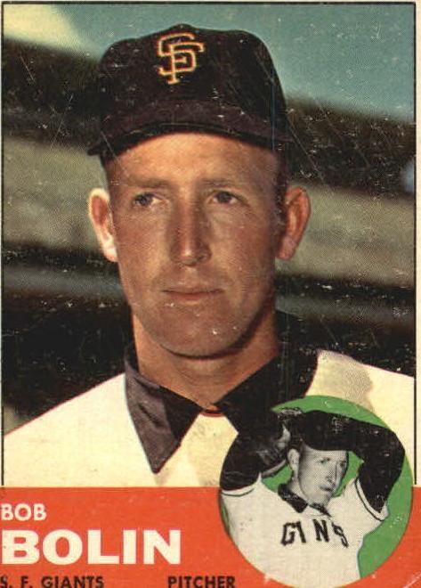 1963 Topps Bob Bolin #106 card