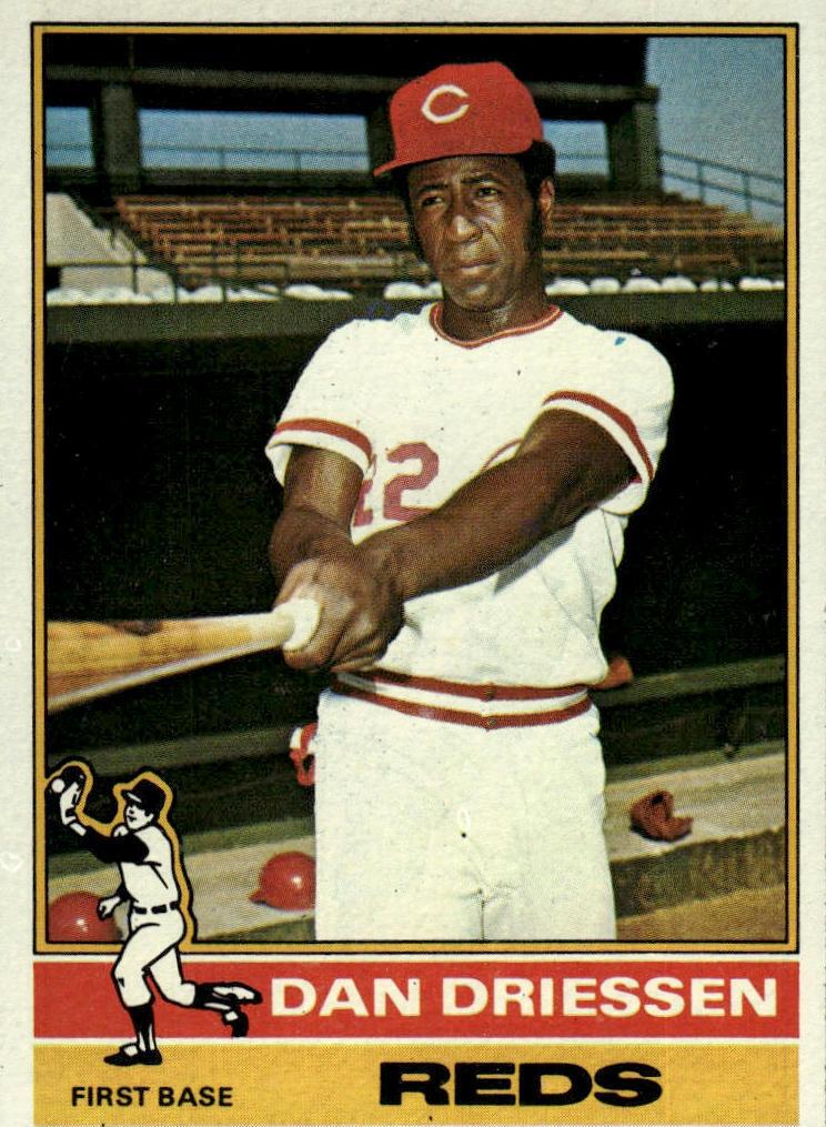 1976 Topps Dan Driessen #514 card