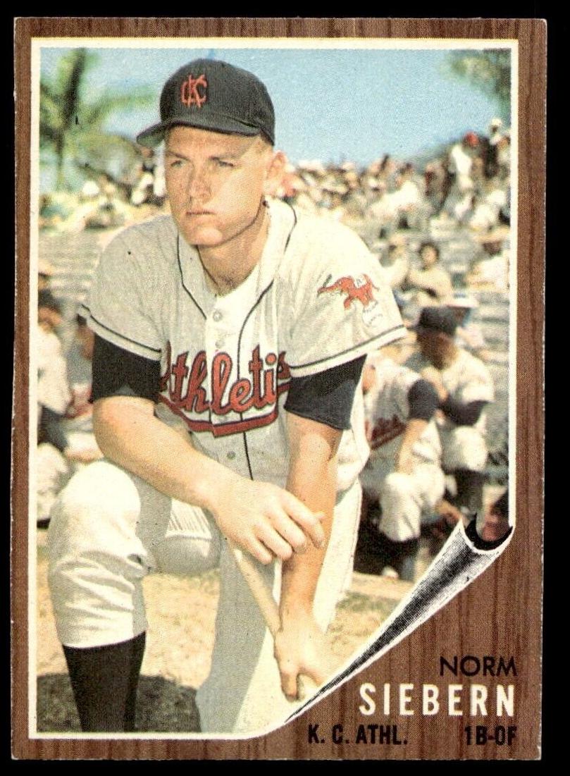 1962 Topps Norm Siebern #275 card