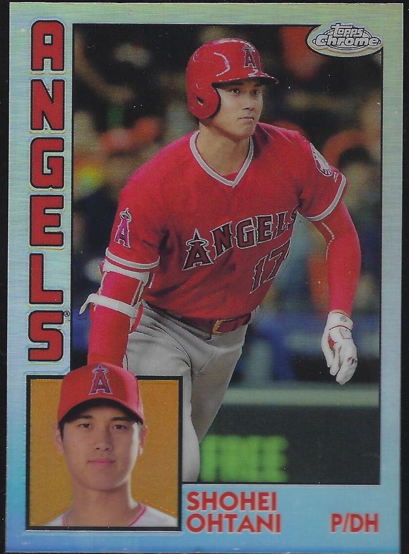 2019 Topps Topps Chrome 1984 TOPPS BASEBALL #25 Shohei Ohtani front