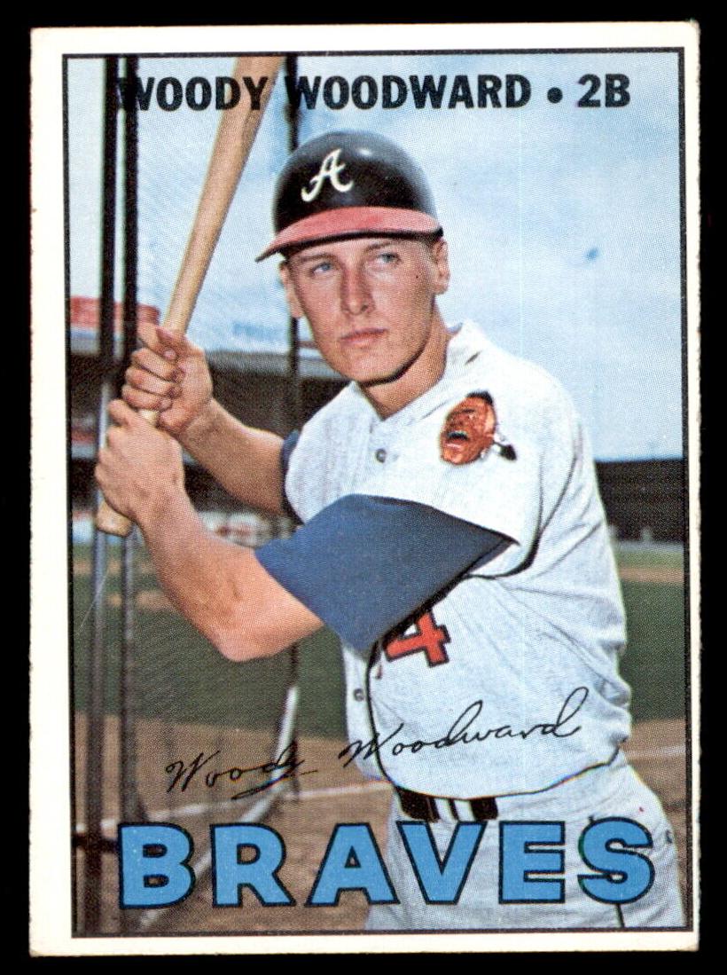 1967 Topps Woody Woodward #546 card