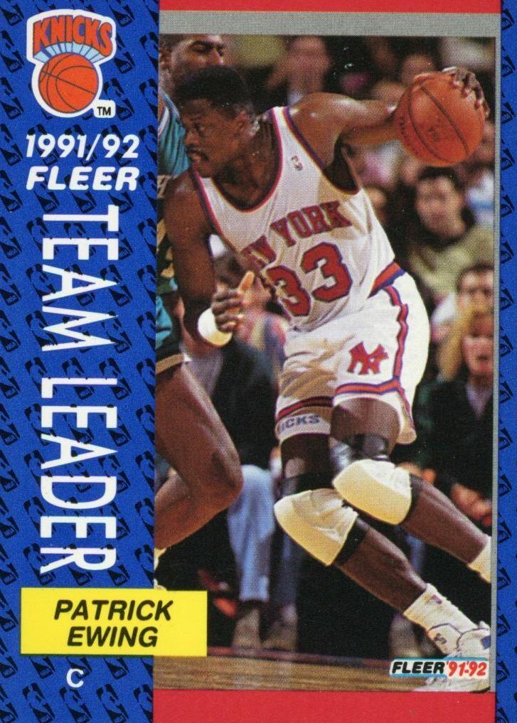 1991 Fleer Patrick Ewing #389 card