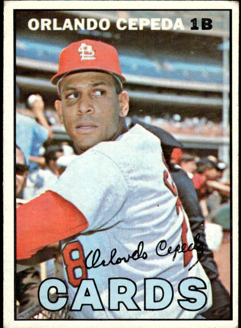 1967 Topps Orlando Cepeda #20 card