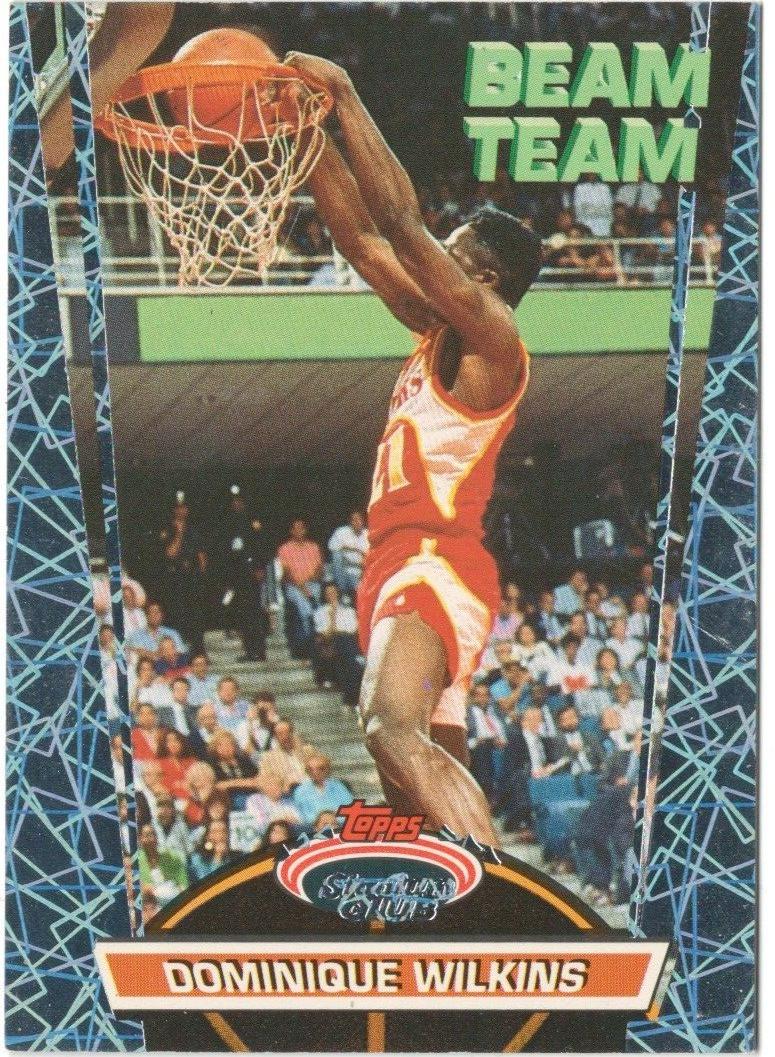 Dominique Wilkins 1992 Stadium Club Beam Team Basketball