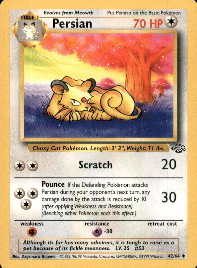Persian 1999 Pokemon Jungle