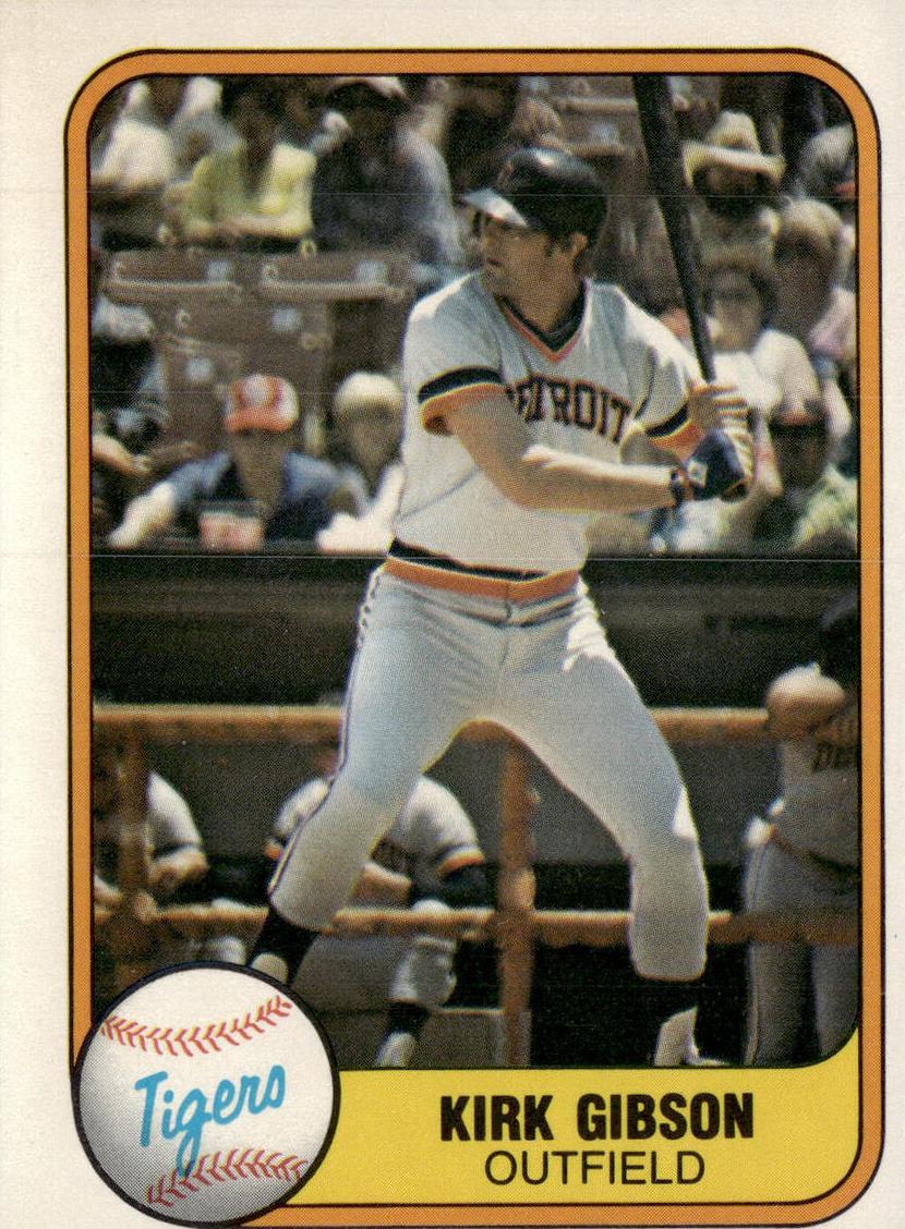 1981 Kirk Gibson #481