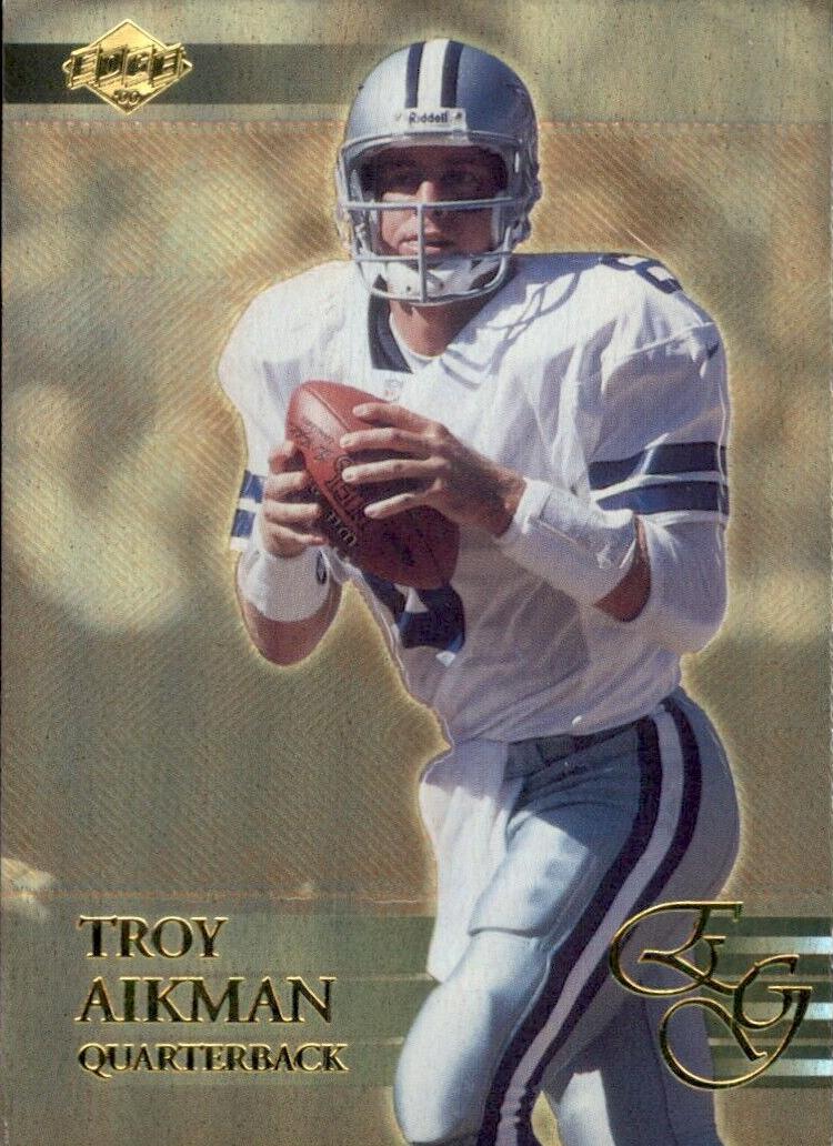 Troy Aikman 2000 Collector's Edge Football Uncirculated