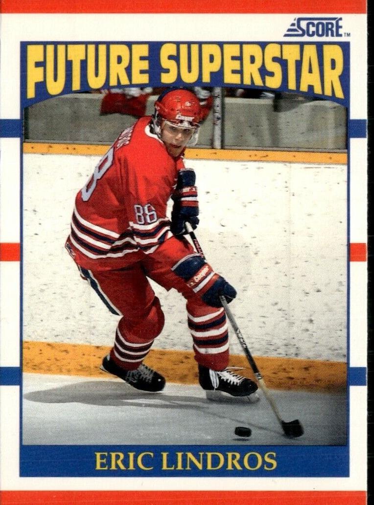 Eric Lindros 1990 Score Future Superstars Hockey