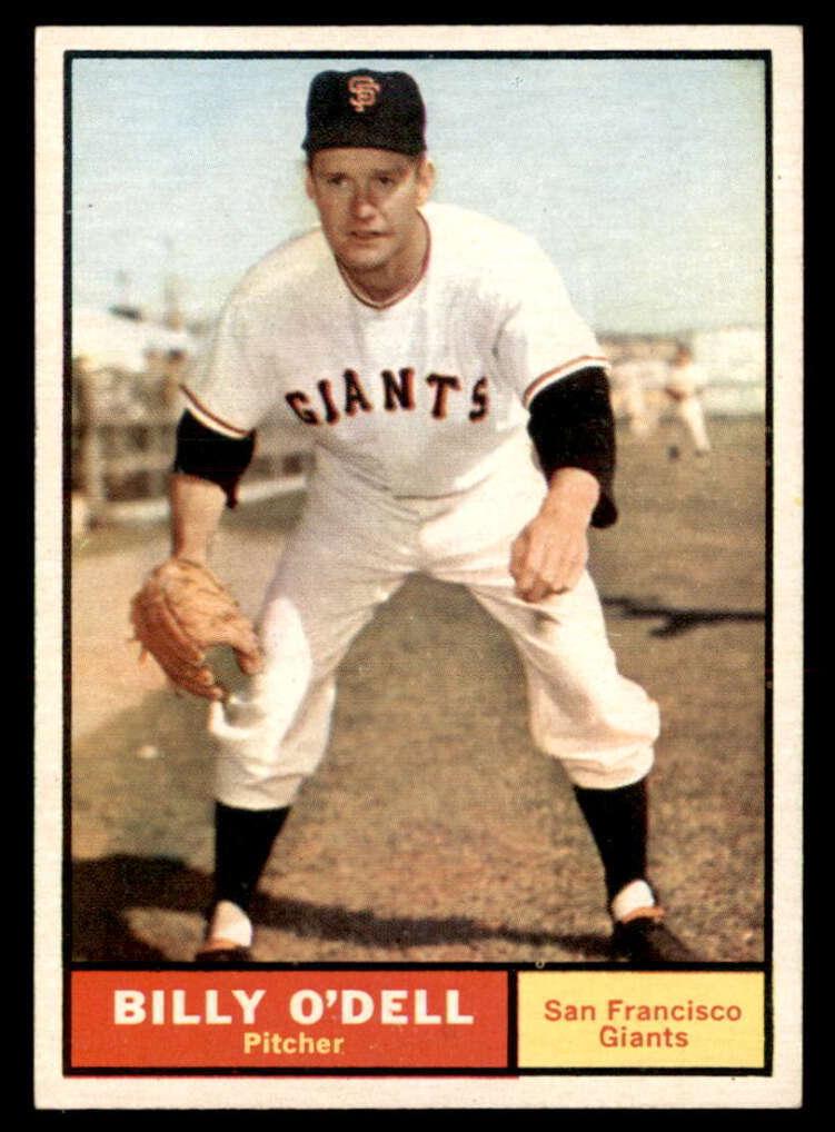 1961 Topps Billy O'Dell #96 card