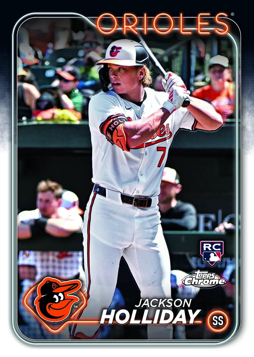 Jackson Holliday 2024 Topps Chrome Baseball card