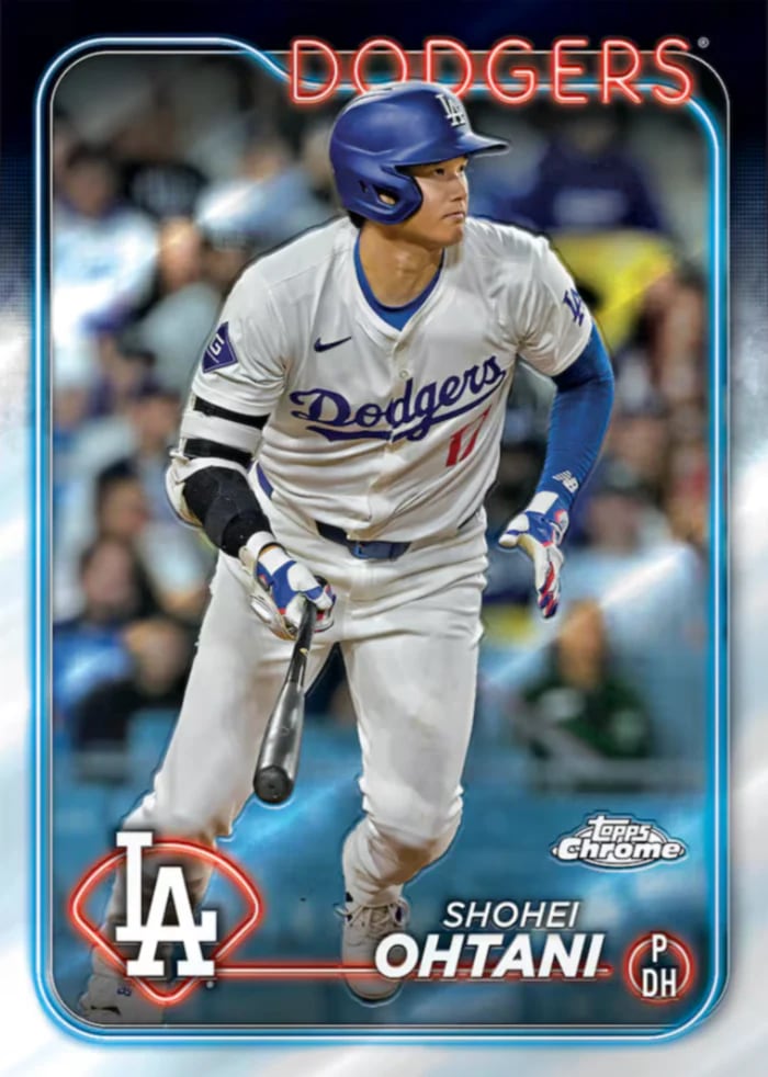Shohei Ohtani 2024 Topps Chrome Baseball card
