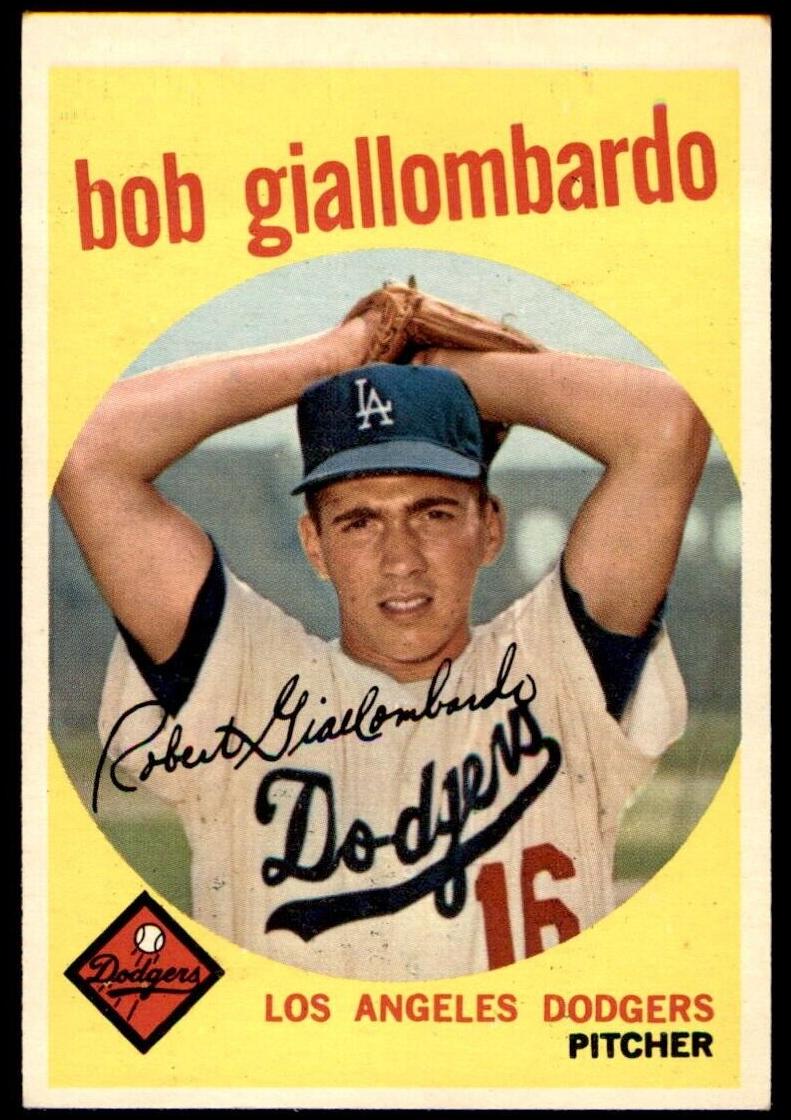 1959 Bob Giallombardo [Optioned Statement] #321