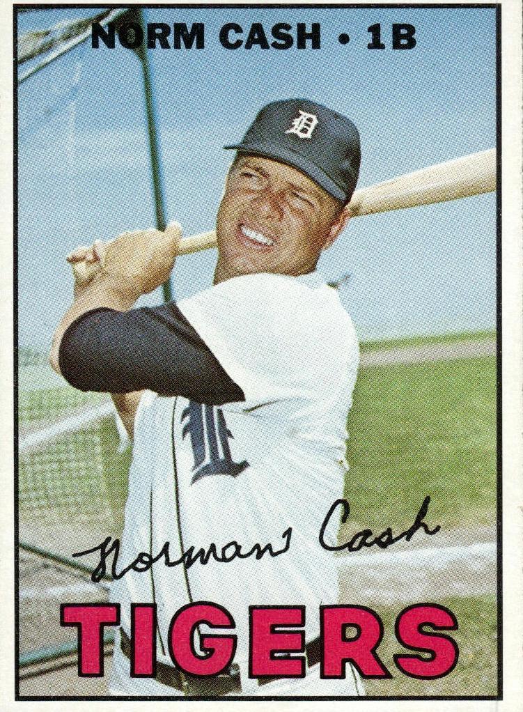 1967 Topps Norm Cash #540 card