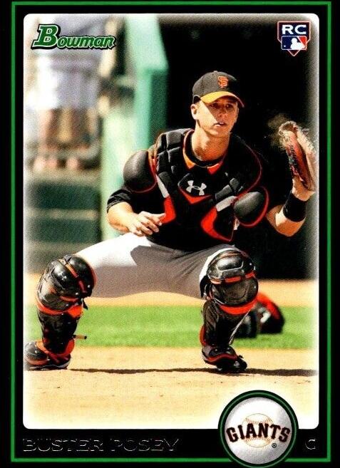 2010 Bowman Buster Posey [Gold] #208 card
