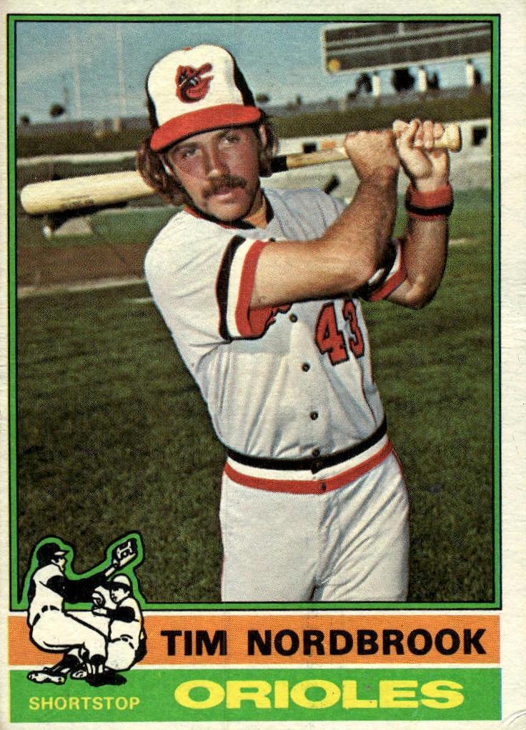1976 Topps Tim Nordbrook #252 card