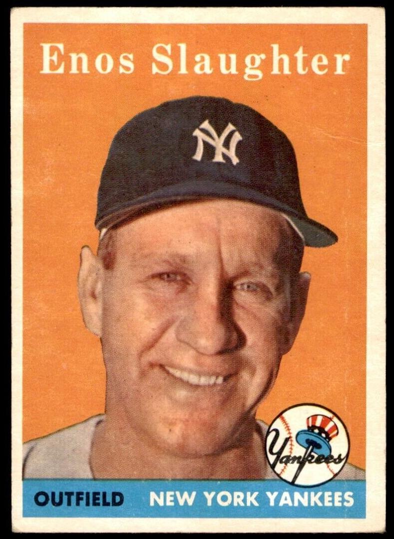 1958 Enos Slaughter #142