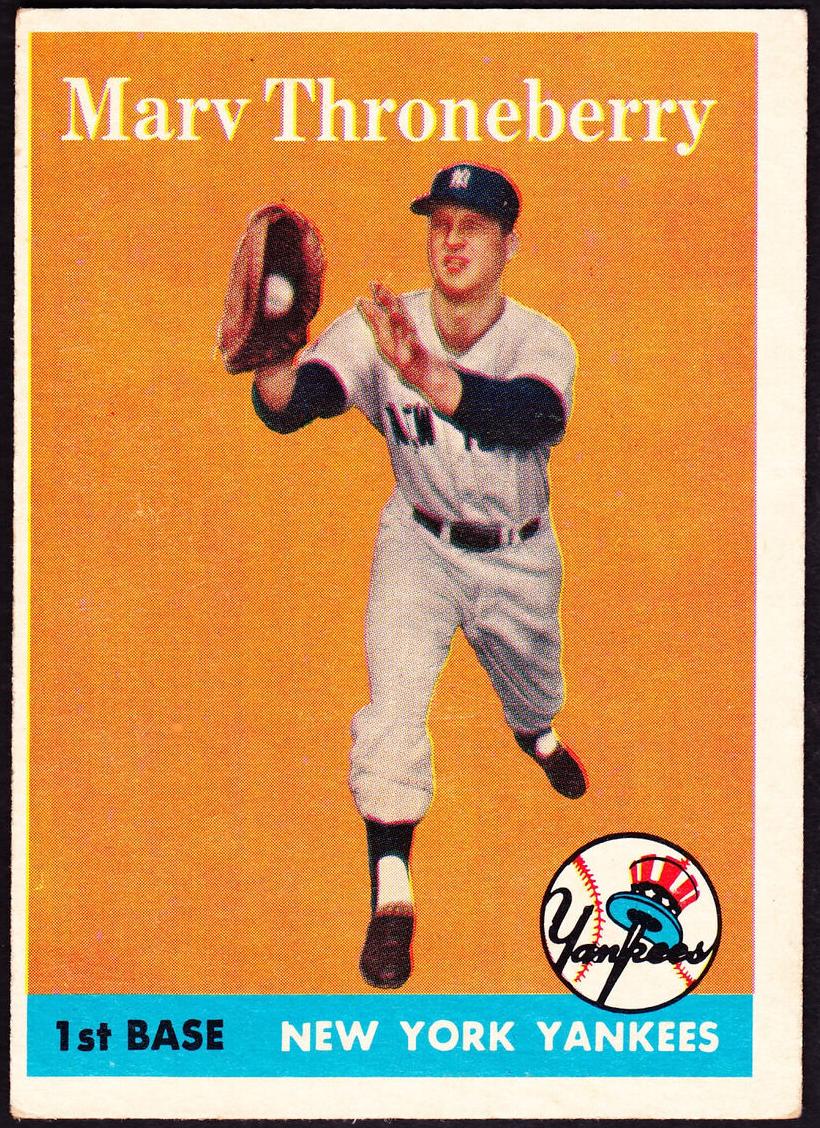 1958 Marv Throneberry #175