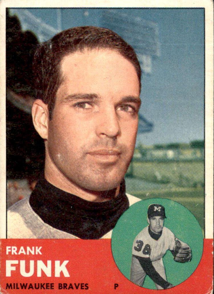 1963 Topps Frank Funk #476 card
