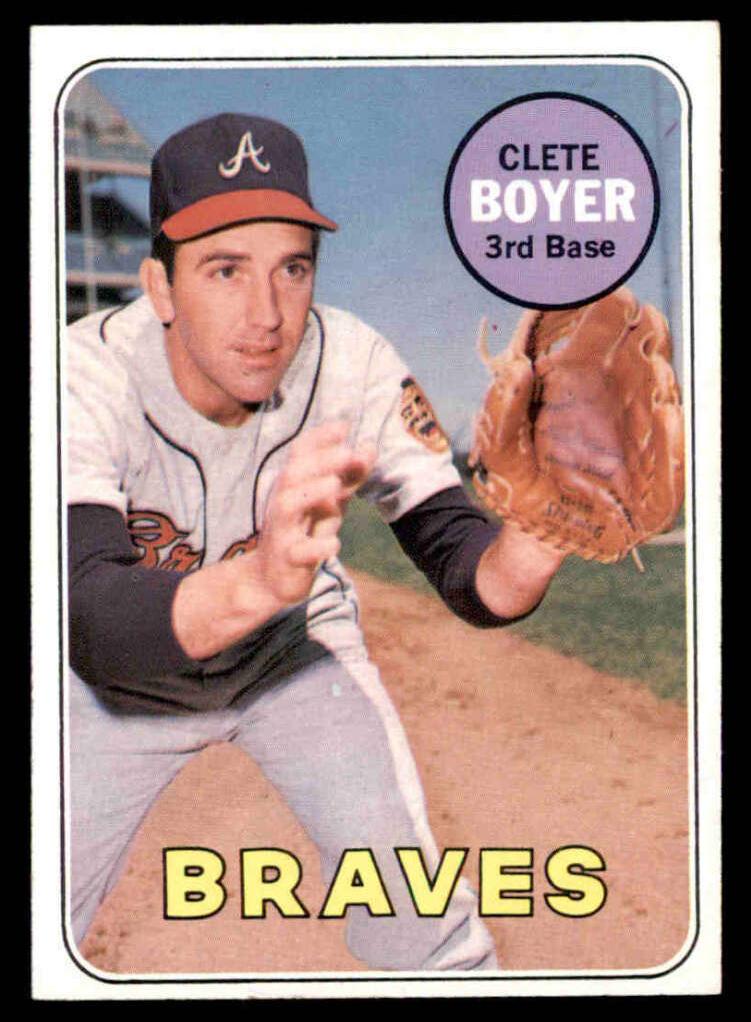 1969 Topps Clete Boyer #489 card