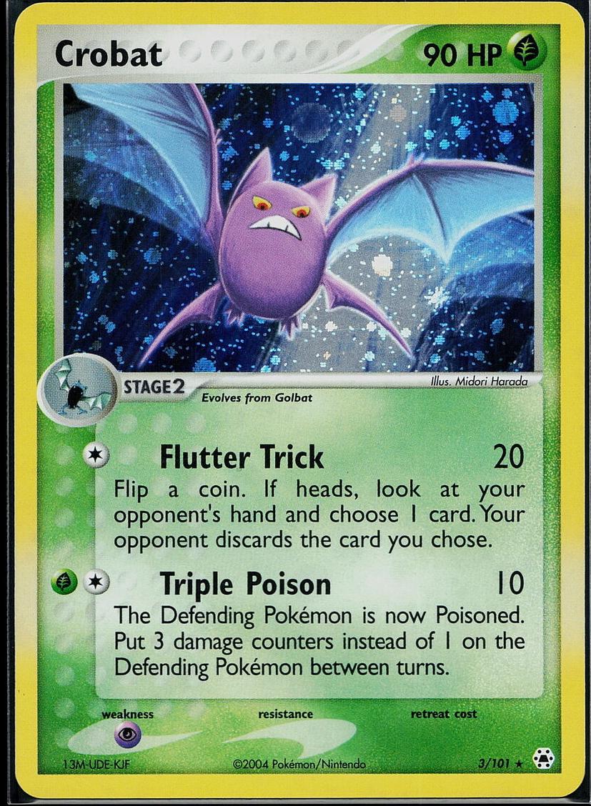 Crobat Holo 2004 Pokemon EX Hidden Legends