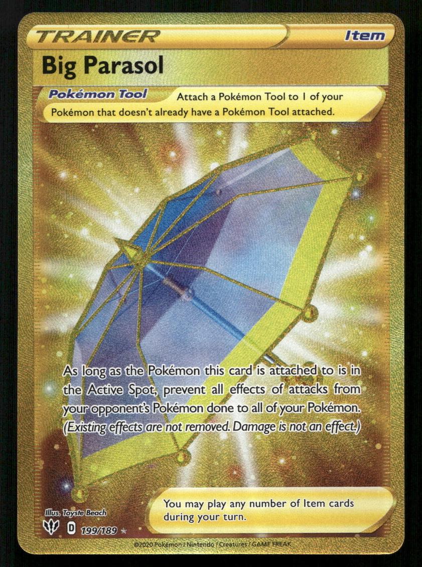 Big Parasol 2020 Pokemon Sword & Shield Darkness Ablaze