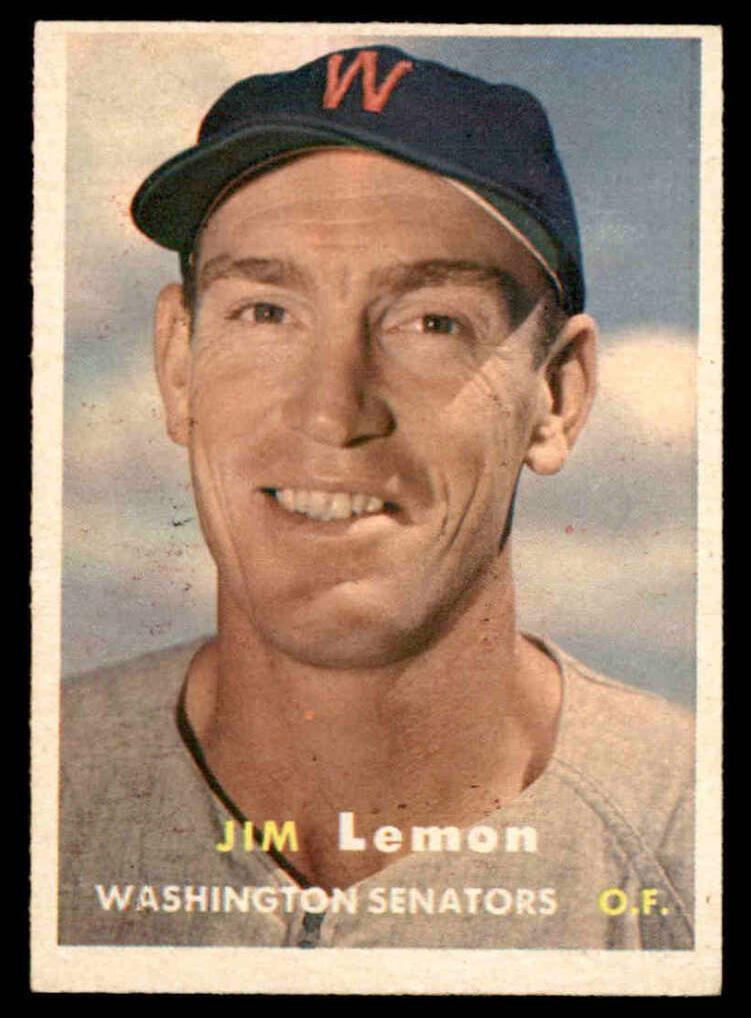 1957 Topps Jim Lemon #57 card