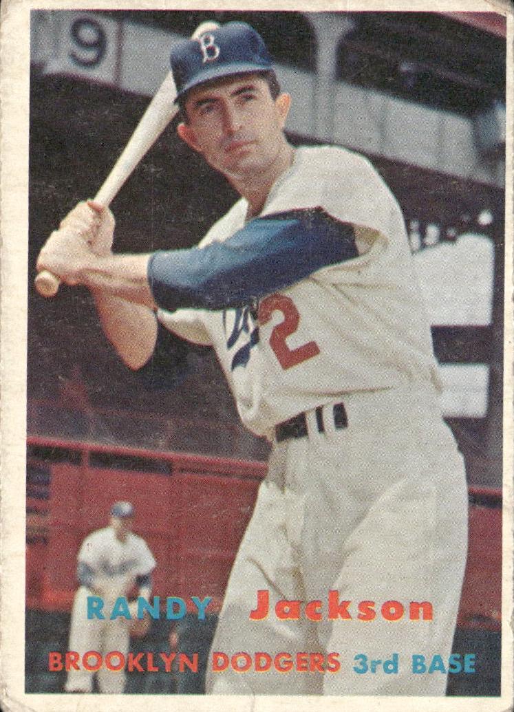 1957 Topps Randy Jackson #190 card