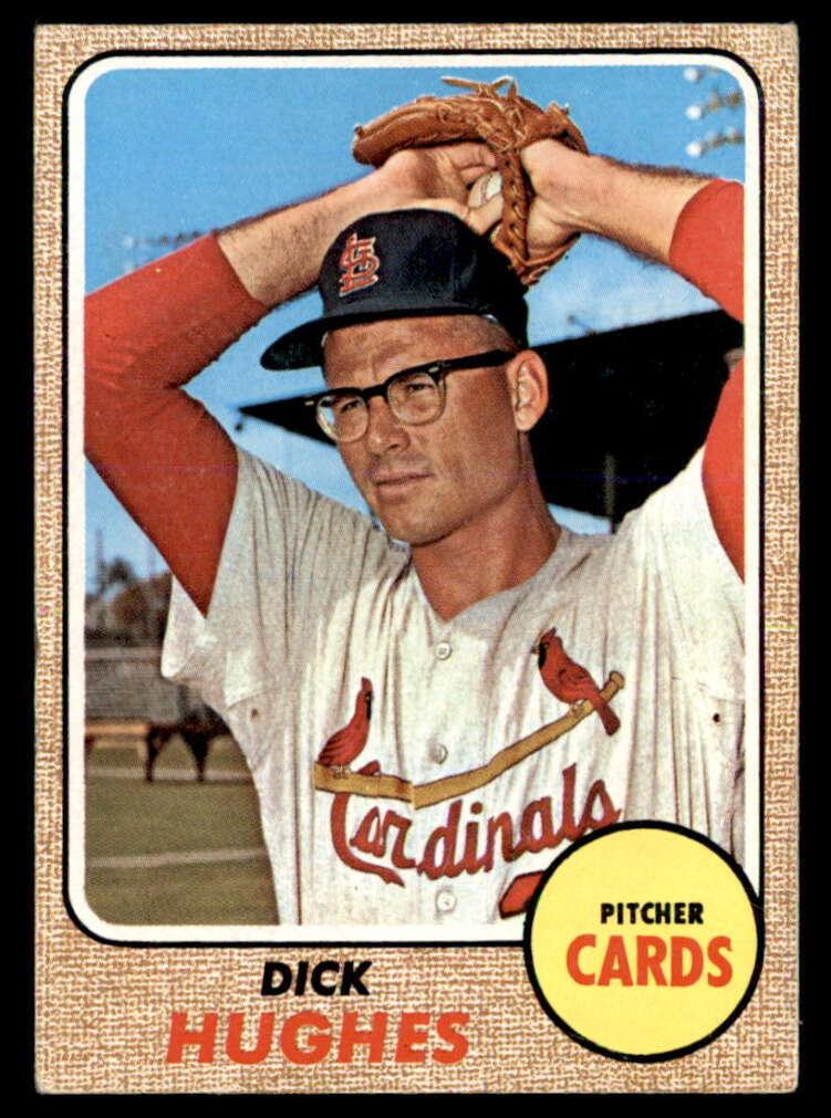 1968 Topps Dick Hughes #253 card